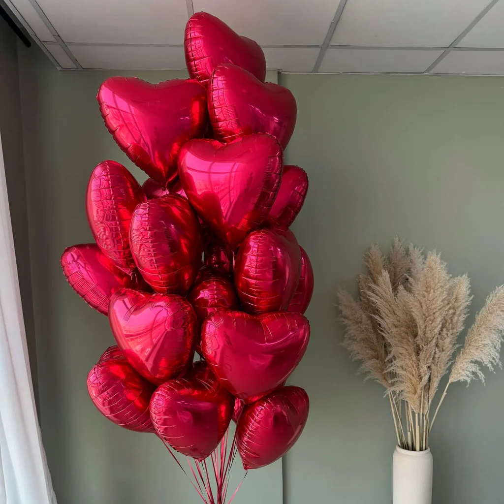 Red Foil Hearts