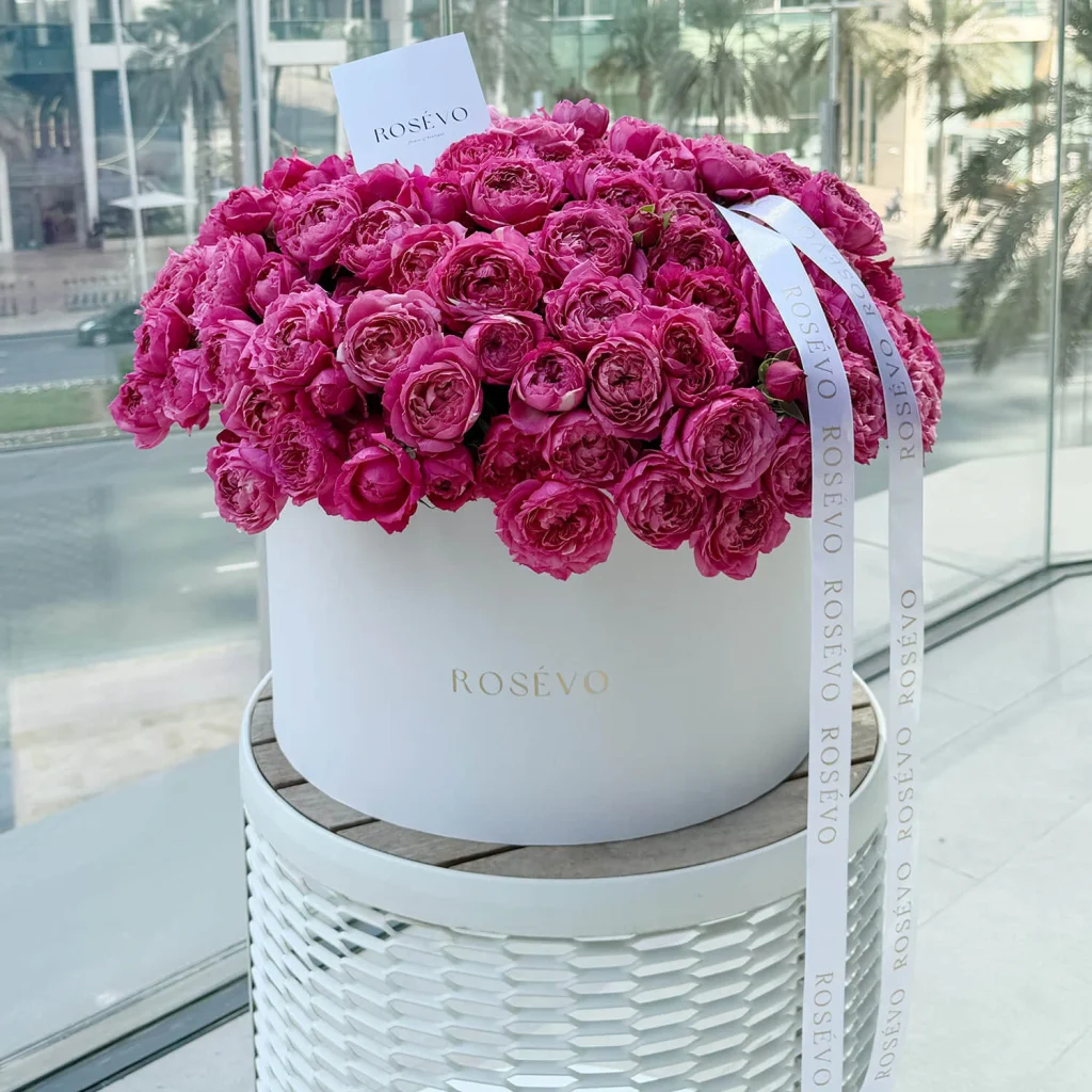 Box of Cherry Roses